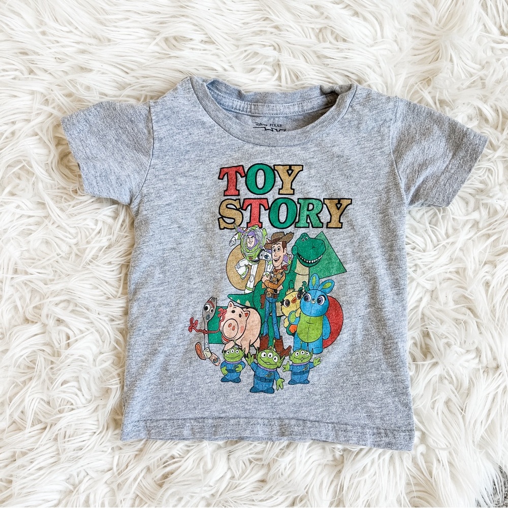 Disney Pixar Toy Story Character Graphic Tee 12M